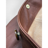 Campus Jacket - "Bison" - Brown Veg-Tan Leather