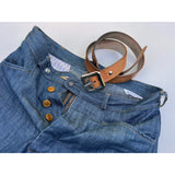 "Nouvelle Vague" Slacks - NOS "Player" Denim