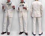 Sportsman Chinos - Ivory HBT
