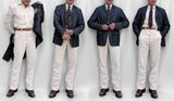 Sportsman Chinos - Ivory HBT