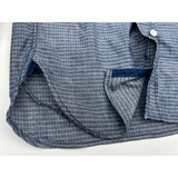 “HOMESTEADER” Shirt - Indigo Jacquard