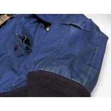 Scrambler Jacket - Indigo Poplin - Warehouse - Last One - Size 36