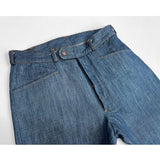 "Nouvelle Vague" Slacks - NOS "Player" Denim