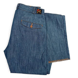 "Nouvelle Vague" Slacks - NOS "Player" Denim