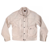 Ranch Blouse "Randall" Natural Veg-Tan Leather. Made In USA