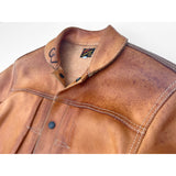 Ranch Blouse "Randall" - Natural Veg-Tan Leather