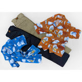Rock 'n' Roll Shirt "The Joe Greene" - Cerulean