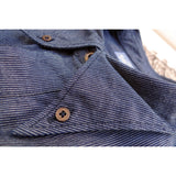 Liquette M35 Indigo Pin Stripe Ticking - Warehouse