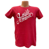 Mister Freedom® SHOP TEE "MF Signature", hand screen-printed with vintage-inspired original graphics on tubular knit jersey STANLEY T-shirts, made in USA