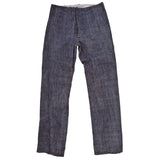 Naval "NCT" Chinos Okinawa Denim Pattern inspired by vintage 1940’s US Army chino trousers, custom-made military garments and early European tailoring.