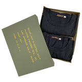 Mister Freedom® STANLEY T-shirt, 2 Pack Box, tubular knit jersey, available in White, Black, Olive, Red, Yellow, Blue, and Aqua, made in USA