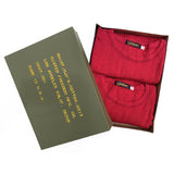Mister Freedom® STANLEY T-shirt, 2 Pack Box, tubular knit jersey, available in White, Black, Olive, Red, Yellow, Blue, and Aqua, made in USA