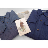 Liquette M35 Indigo Pin Stripe Ticking - Warehouse