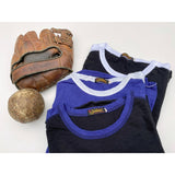 Mister Freedom® BALL tee is inspired by vintage 1960′s-70′s baseball tees. Made in USA from 100% cotton light-weight slubby tubular jersey knit.