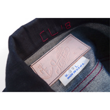 Cowboy Jacket - NOS Black Coated Denim - Warehouse - Last One - Size XS