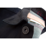 Cowboy Jacket - NOS Black Coated Denim - Warehouse - Last One - Size XS