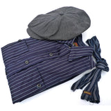 Workman Shirt - Indigo Wabash - Warehouse - Last One - Size Small