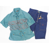 Upa Upa Shirt - Aqua - Warehouse