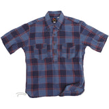 Berkeley Pull Over Shirt - Indigo Bleeding Madras
