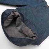 Continental Bermudas - Crosshatch Moss Denim - Warehouse - Last One - Size 28