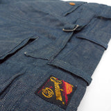 Continental Bermudas - Crosshatch Moss Denim - Warehouse - Last One - Size 28