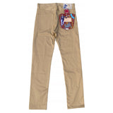 Mister Freedom® Californian Lot.674 Jeans in Golden Blonde Pique made in USA using Japanese selvedge piqué fabric.