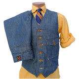  Mister Freedom Sugar Cane Continental Trousers and Vest - Player Denim
