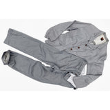 Mister Freedom® Sportsman Chinos in NOS grey denim twill. Inspired by vintage 1940’s-50’s cotton twill work pants and classic men’s tailoring. Made in USA.
