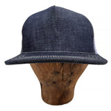 Snapback Cap 5P Type II - NOS Selvedge Denim Orange Mesh