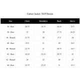 Gabier Jacket - Nep Denim - Warehouse