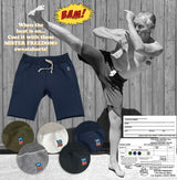 SWEATPANTS CUT-OFFS - Black