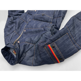 Arm pocket featuring racing stripe piping.