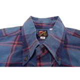 Berkeley Pull Over Shirt - Indigo Bleeding Madras