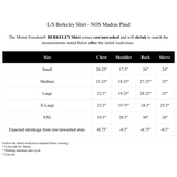 Berkeley Shirt - NOS Madras Plaid