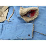 Woven plaid cotton flannel fabric arm lining.