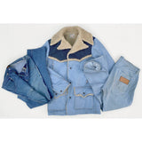 Premium denim twills milled in Japan. Ice-Blu denim used for Californian Lot 674 and Malibu Denim used for the MF® Speedways