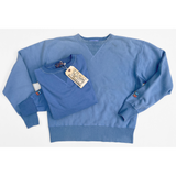 Mister Freedom® MEDALIST crewneck sweatshirt is inspired by vintage 1940s-50s classic American sweatshirts. Made in Japan from heavy weight 12 Oz. 100% cotton tubular fleeced jersey knit.