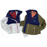 Mister Freedom® MERCURY Windbreaker Jacket is inspired by vintage high-tech 70s-80s active wear and running clothes. Made in Japan.