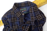 Nixon Shirt - Navy Printed Plaid Corduroy - Warehouse - Last One - Size Medium