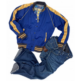Mister Freedom® PODIUM inspired by vintage 1940s-60s award/letterman/baseball/varsity/club/warm-up jackets. Made In Japan.