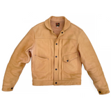 Ranch Blouse "Randall" Natural Veg-Tan Leather. Made In USA