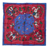 Mister Freedom® Ranch Kerchief selvedge bandana featuring vintage-inspired 1950s-60s dude ranch cowboy/western artwork.