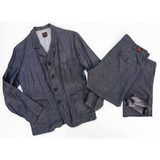 The Mister Freedom Nouvelle Vague Slacks pair perfectly with the Continental Sportcoat in Charcoal Grey