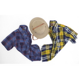 Berkeley Pull Over Shirt - Indigo Bleeding Madras