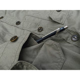 Mister Freedom® SNIPES Shirt in Olive Drab Poplin. Inspired by a vintage 1930’s US Army wool uniform. Made in Japan.