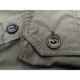 Mister Freedom® SNIPES Shirt in Olive Drab Poplin. Inspired by a vintage 1930’s US Army wool uniform. Made in Japan.