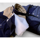 SONNY Vest: Reversible, quilted, 70s style synthetic fiber filling