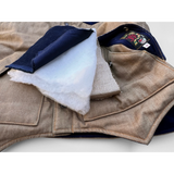 70s-style synthetic fiber filling details