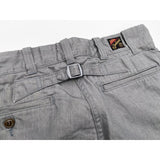Mister Freedom® Sportsman Chinos in NOS grey denim twill. Inspired by vintage 1940’s-50’s cotton twill work pants and classic men’s tailoring. Made in USA.