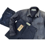 Mister Freedom® Swabbies Dungarees, Cut-offs shorts and Frogman Jacket. Vintage-inspired menswear made in Japan